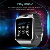 DZ09 Bluetooth Smart Watch with Touchscreen Multifunctional TF Sim Card for Mens /Boys/ Kids/ Girls - Black-thumb3
