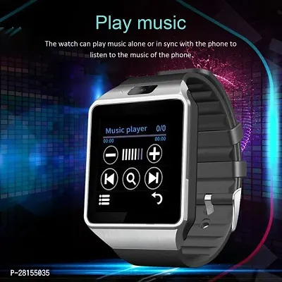 DZ09 Bluetooth Smart Watch with Touchscreen Multifunctional TF Sim Card for Mens /Boys/ Kids/ Girls - Black-thumb4
