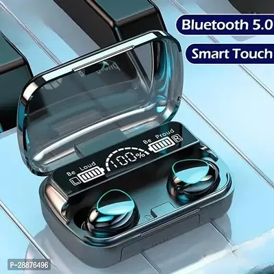 Seashot NEW M10 Earbuds/TWS/BT Wireless/Buds 5.3 Earbuds Bluetooth Headset  (Black, True Wireless)84-thumb0