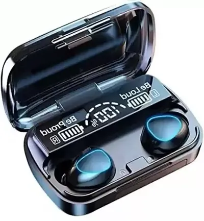 Astound M10 TWS Wireless Earphone Touch Bluetooth Power Bank 9d Stereo sports-X45 Bluetooth Headset (Black, True Wireless)