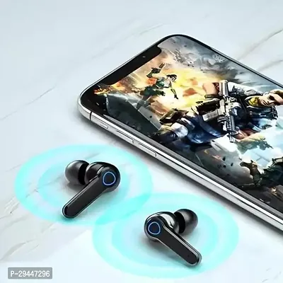 M19 Earbuds TWS Earphone Touch Control Digital Display wireless Bluetooth Headset  (Black, True Wireless)-thumb2