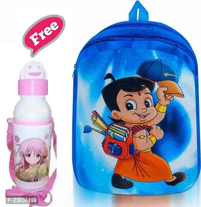 Classic Kids School Backpack With Water Bottle-thumb0