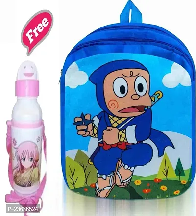 Classic Kids School Backpack With Water Bottle-thumb0