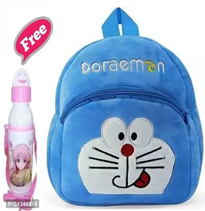 Kids School Bag Classy Printed Nursery Child cute and Stylish Cartoon Backpacks With Water Bottle-thumb0
