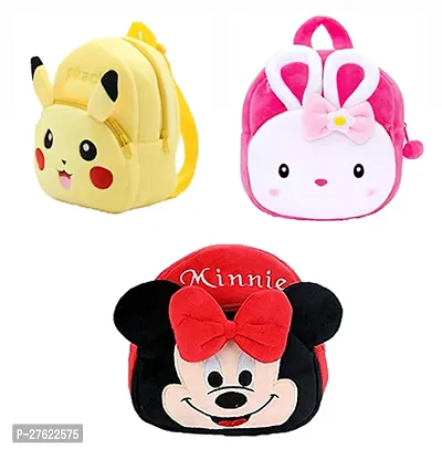 Kids School Bag Classy Printed Nursery Child Backpacks  2 to 6 Year  Baby Pack Of 3 ( Combo )