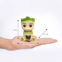 Miniature garden decoration Baby Grut with Nest statues items for Plant and garden, home decor and gift-thumb4