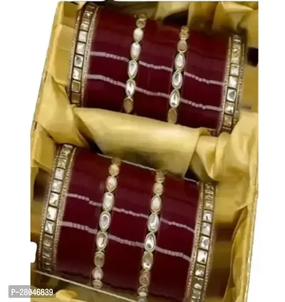 Combo Chuda Set ( Maroon) | Bangles for woman's |Bridal Fashion Jwellery | Beauty and Ethnic Wear Jewellery bangles woman bangles-thumb0