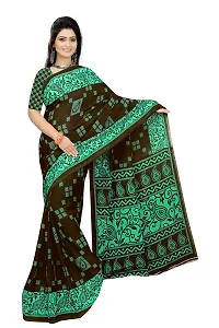 Lovly Women's Georgette Digital Prints Saree With Unstitched Blouse Piece - Festival | Party | Wedding (V-150)-thumb3