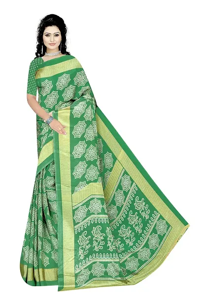 Lovly Women's Crepe Silk Saree With Unstitched Blouse Piece - Festival,Party,Wedding (A-M-S-122)