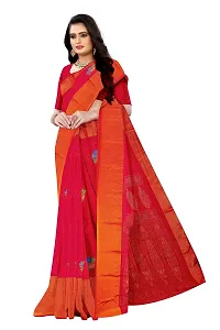 Lovly Women's Printed Moss Chiffon Beautiful Ethinic Wear Saree With Unstiched Blouse Piece (A_V_M_16062026-Pink)-thumb2