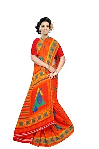 Lovly Women's Georgette Digital Prints Saree With Unstitched Blouse Piece - Festival | Party | Wedding (V-132)-thumb3