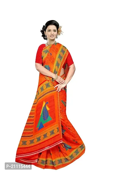 Lovly Women's Georgette Digital Prints Saree With Unstitched Blouse Piece - Festival | Party | Wedding (V-132)-thumb4