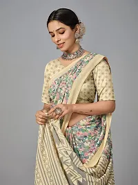 Stylish Multicoloured Georgette Saree With Blouse Piece For Women-thumb3