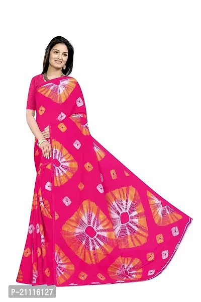 Lovly Women's Georgette Digital Prints Saree With Unstitched Blouse Piece - Festival | Party | Wedding (V-180)-thumb2