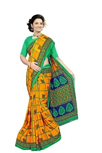 Lovly Women's Georgette Digital Prints Saree With Unstitched Blouse Piece - Festival | Party | Wedding (V-183)-thumb3