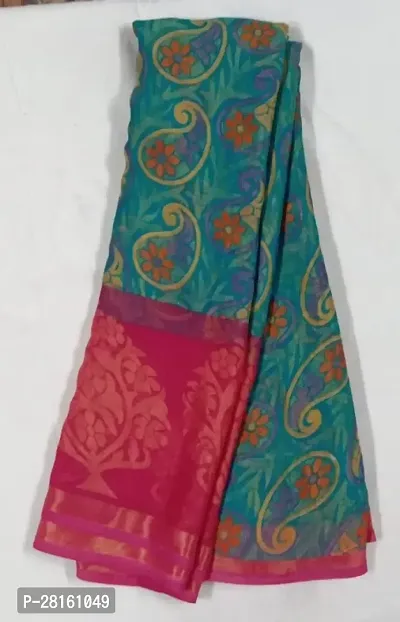 Fancy Chiffon Saree With Blouse Piece For Women