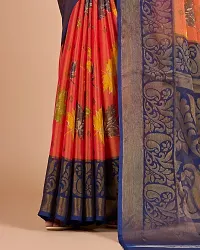 Fancy Chiffon Saree With Blouse Piece For Women-thumb3