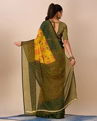 Fancy Chiffon Saree With Blouse Piece For Women-thumb1