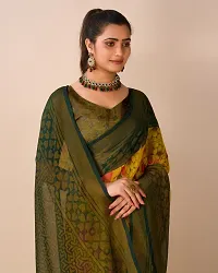 Fancy Chiffon Saree With Blouse Piece For Women-thumb2