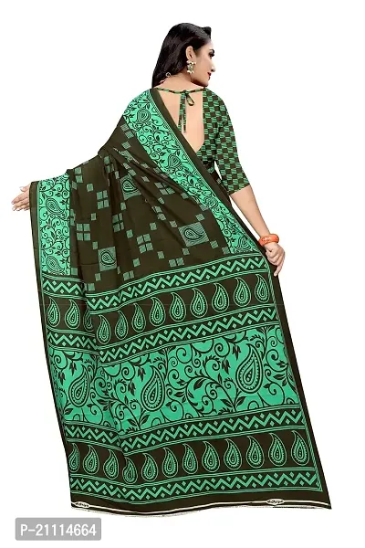 Lovly Women's Georgette Digital Prints Saree With Unstitched Blouse Piece - Festival | Party | Wedding (V-150)-thumb5