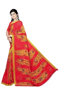 Lovly Women's Georgette Digital Prints Saree With Unstitched Blouse Piece - Festival | Party | Wedding (V-163)-thumb2