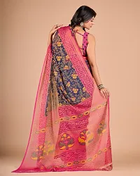 Fancy Brasso Saree With Blouse Piece For Women-thumb1