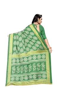 Lovly Women's Crepe Silk Printed Saree With Unstitched Blouse Piece - Festival,Party,Wedding (A-M-S-122)-thumb3