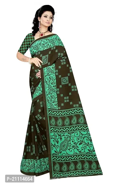 Lovly Women's Georgette Digital Prints Saree With Unstitched Blouse Piece - Festival | Party | Wedding (V-150)-thumb0