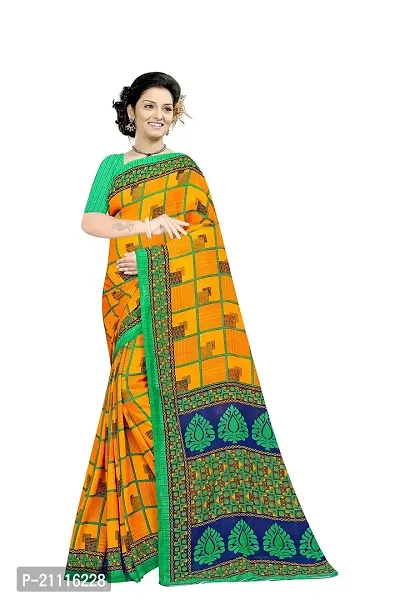 Lovly Women's Georgette Digital Prints Saree With Unstitched Blouse Piece - Festival | Party | Wedding (V-183)-thumb0