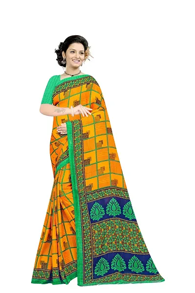 Stylish Georgette Saree with Blouse piece For Women