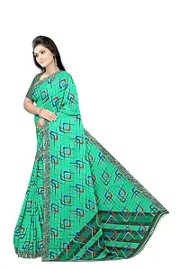 Lovly Women's Georgette Digital Prints Saree With Unstitched Blouse Piece - Festival | Party | Wedding (V-189)-thumb2