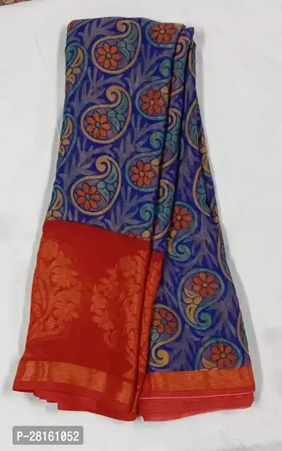 Fancy Chiffon Saree With Blouse Piece For Women