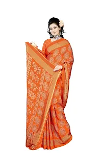 Lovly Women's Crepe Silk Printed Saree With Unstitched Blouse Piece - Festival,Party,Wedding (A-M-S-118)-thumb2