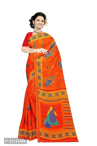 Lovly Women's Georgette Digital Prints Saree With Unstitched Blouse Piece - Festival | Party | Wedding (V-132)-thumb0