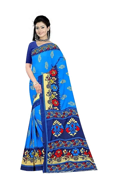 Lovly Women's Georgette Digital Prints Saree With Unstitched Blouse Piece - Festival,Party,Wedding (V-197)