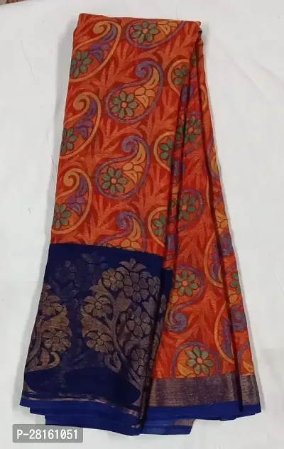 Fancy Chiffon Saree With Blouse Piece For Women