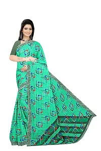Lovly Women's Georgette Digital Prints Saree With Unstitched Blouse Piece - Festival | Party | Wedding (V-189)-thumb1