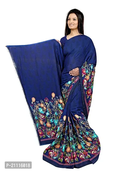 Lovly Women's Georgette Digital Prints Saree With Unstitched Blouse Piece - Festival | Party | Wedding (V-111)-thumb5