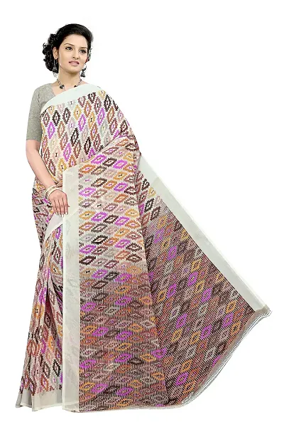 Lovly Women's Weightless Fabric Beautiful Ethinic Wear Saree With Unstiched Blouse Piece (A_V_M_16062134-grey)