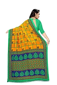 Lovly Women's Georgette Digital Prints Saree With Unstitched Blouse Piece - Festival | Party | Wedding (V-183)-thumb4