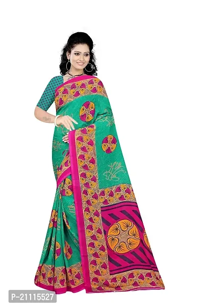 Lovly Women's Georgette Digital Prints Saree With Unstitched Blouse Piece - Festival | Party | Wedding (V-137)