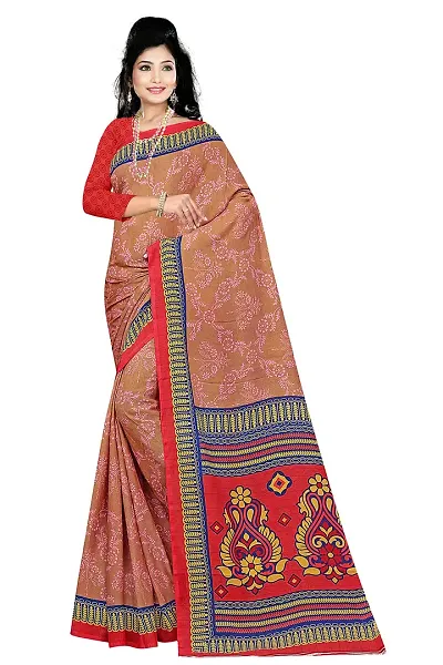 Lovly Women's Georgette Digital Prints Saree With Unstitched Blouse Piece - Festival | Party | Wedding (V-126)