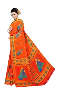 Lovly Women's Georgette Digital Prints Saree With Unstitched Blouse Piece - Festival | Party | Wedding (V-132)-thumb2