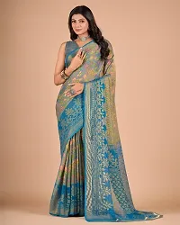 Fancy Brasso Saree With Blouse Piece For Women-thumb3