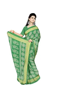 Lovly Women's Crepe Silk Printed Saree With Unstitched Blouse Piece - Festival,Party,Wedding (A-M-S-122)-thumb2