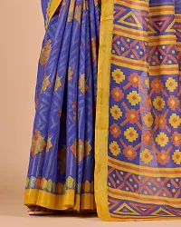 Fancy Brasso Saree With Blouse Piece For Women-thumb3