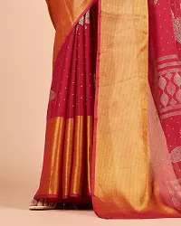 Fancy Chiffon Saree With Blouse Piece For Women-thumb3