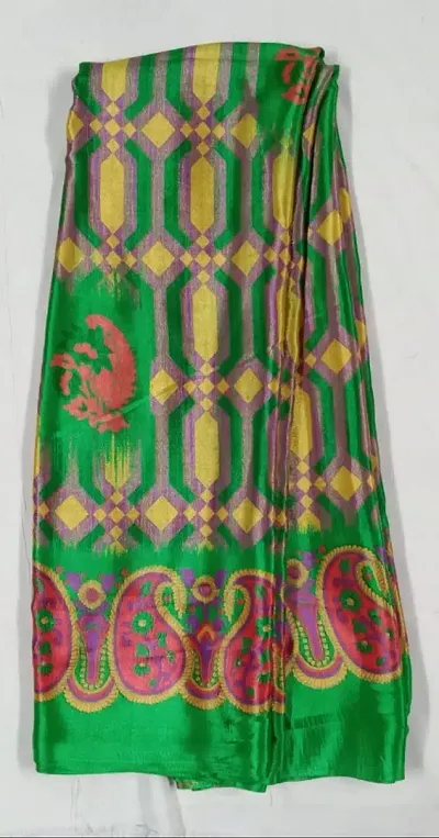 Fancy Crepe Saree With Blouse Piece For Women