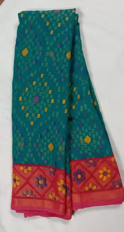 Fancy Chiffon Saree With Blouse Piece For Women