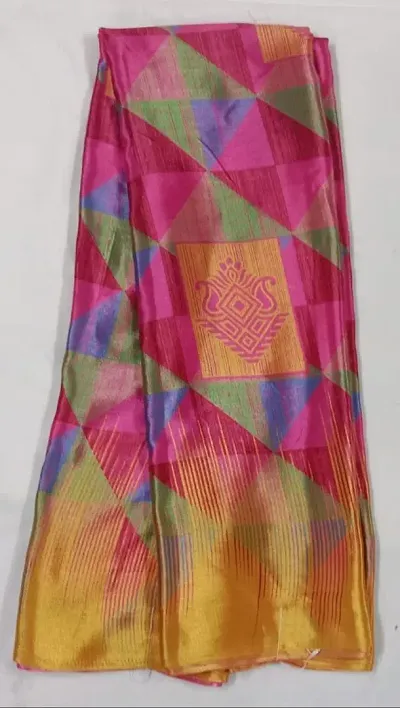 Fancy Crepe Saree With Blouse Piece For Women